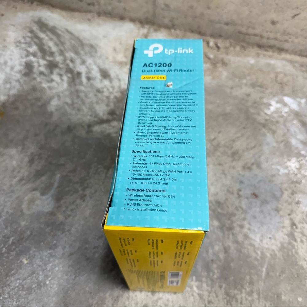 TP-Link Archer C54 AC1200 WiFi Router Open Box - Picture 5 of 7